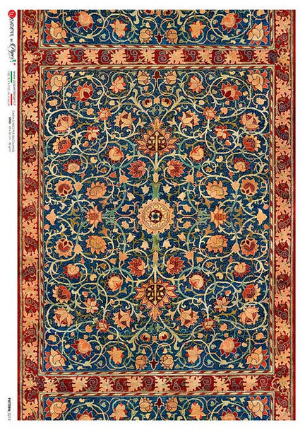 Paper Design - Pattern William Morris Holland Park Carpet A4 Rice Paper