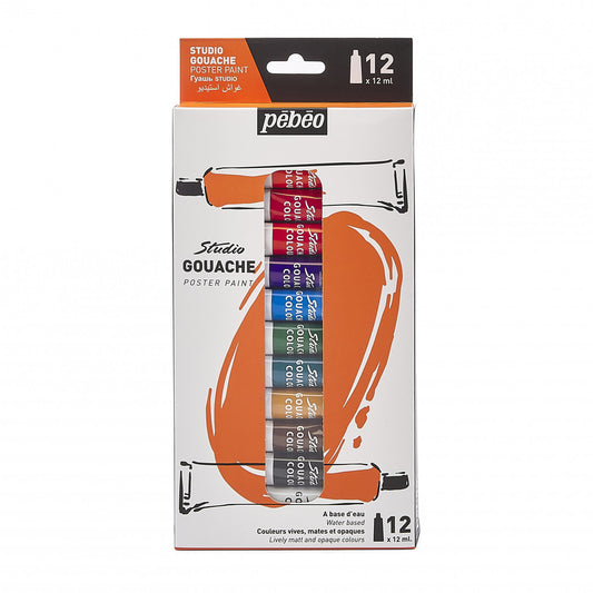 Pedeo - Studio Gouache Discovery Set 12ml, 12pcs