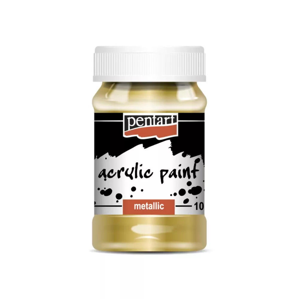 Pentart Acrylic Metallic -  Colour Variety 100ml