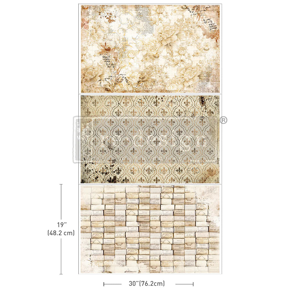 Re-Design Decoupage Decor Enchanted Romance 3 Sheets
