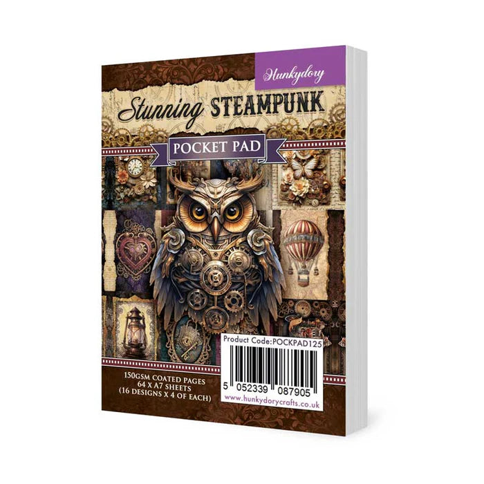 Hunkydory Crafts - Stunning Steampunk Pocket Pad A7