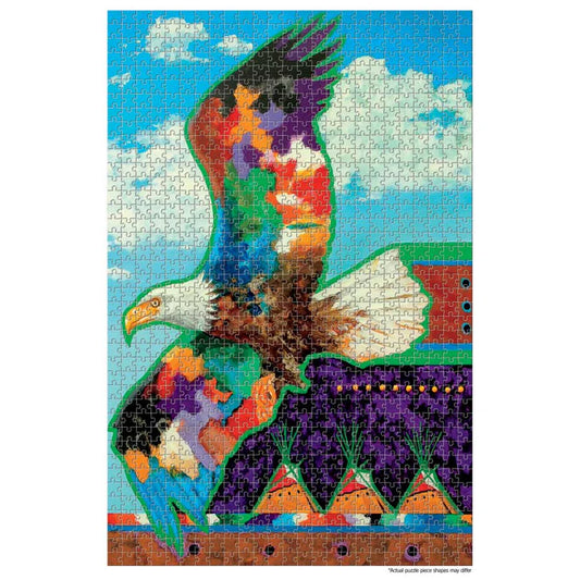 Indigenous Puzzle Messenger From Above 1000 Pieces