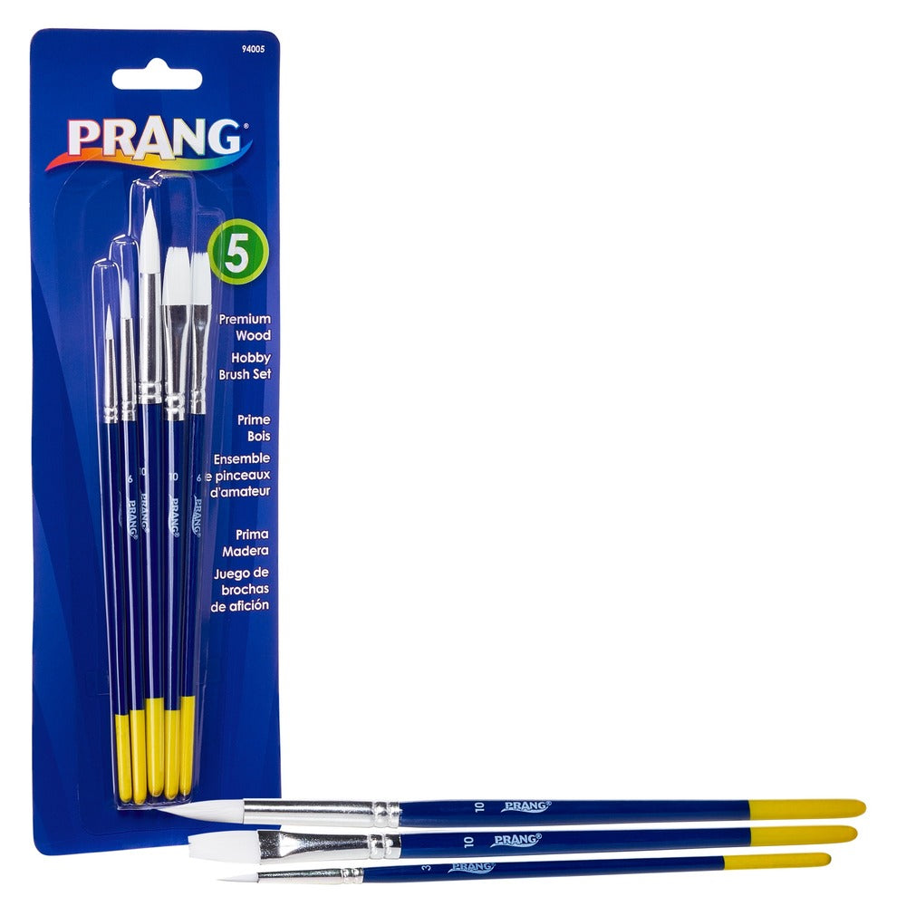 Prang Hobby Brush Set (5 Brushes)
