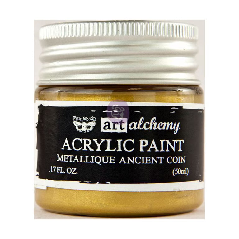 Finnabair Art Alchemy Metallique  Ancient Coin Acrylic Paint 50 ml