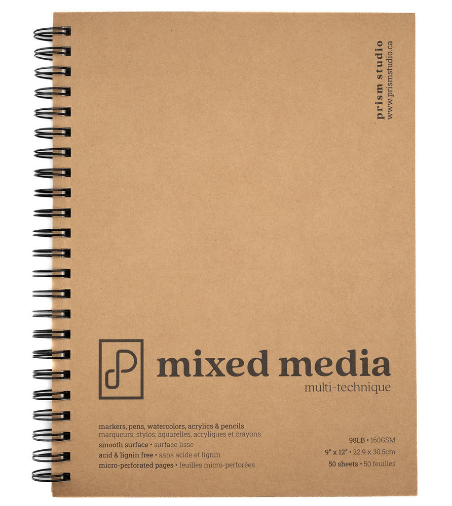 Prism Studio Mix Media 9x12 book