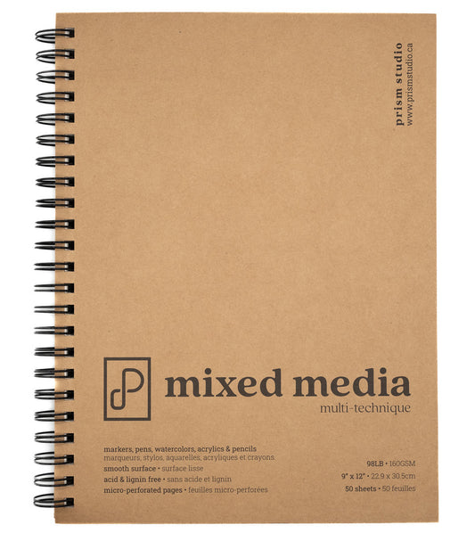 Prism Studio Mix Media 9x12 book