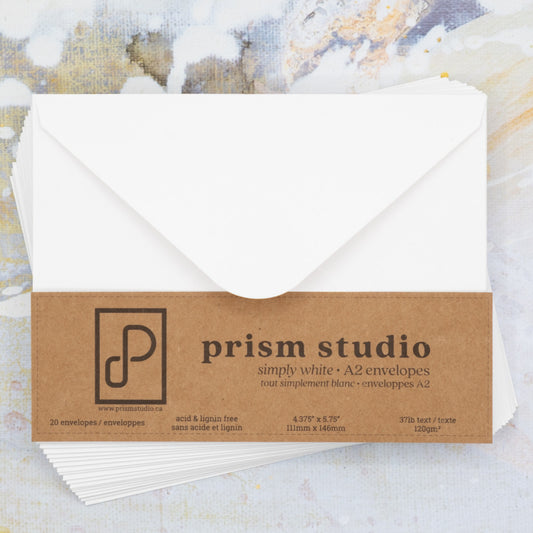 Prism Studio Simply White A2 Envelopes 20
