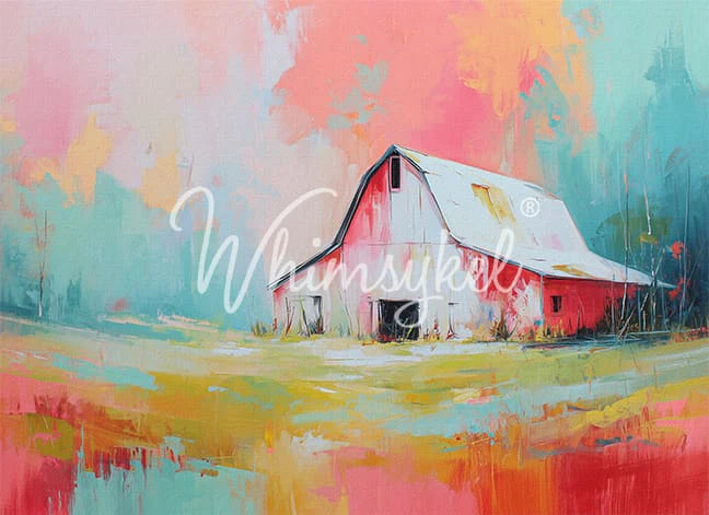 Whimsykel Designs : Decoupage Paper : Painted Pastures 29x21"