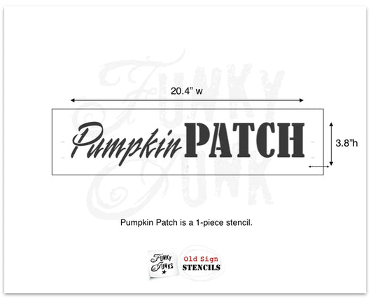Funky Junk Pumpkin Patch Stencil