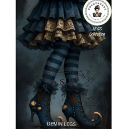 Posh Papers - Denim Legs 53x73 cm