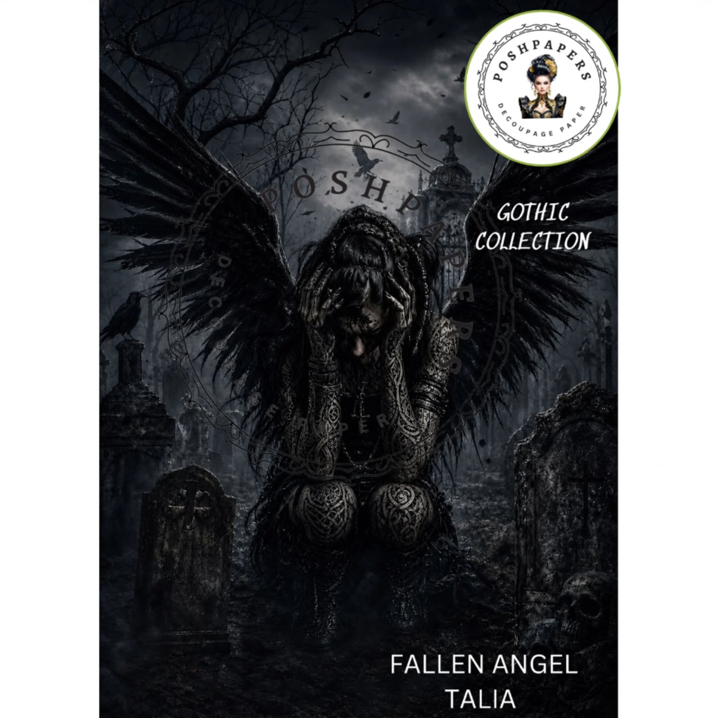 Posh Papers - Fallen Angel Talia 53x73 cm