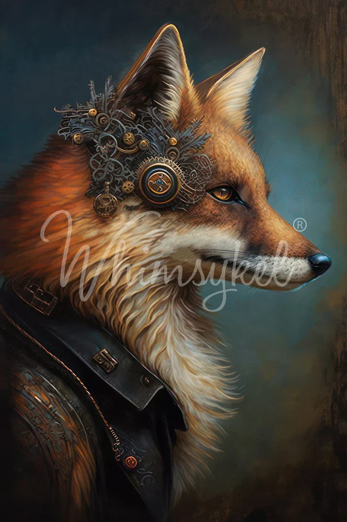 Whimsykel Designs : Decoupage Paper : Riley Redfox 21x29"