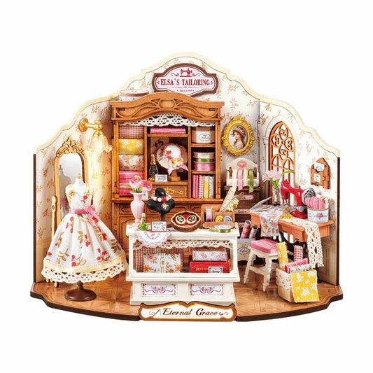 Rolife DIY Miniature House, Elsa's Tailoring
