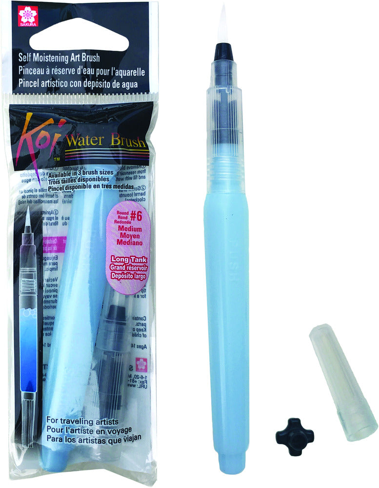 Koi Water Brush Tank 9ml - Medium Brush