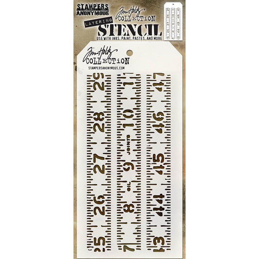 Stampers Anonymous & Tim Holtz : Layering Stencils - Measured