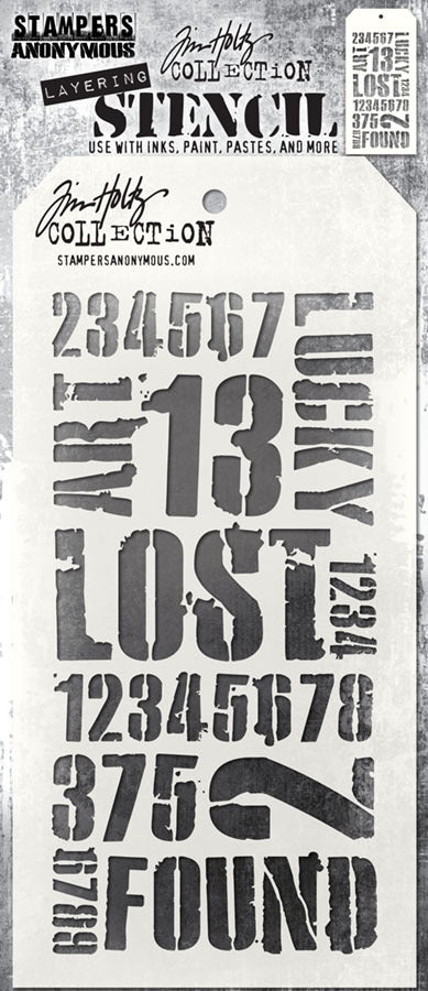 Stampers Anonymous & Tim Holtz : Layering Stencils - Industrial
