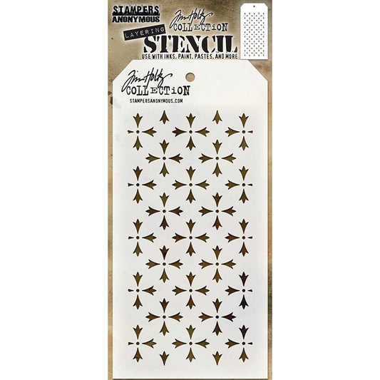 Stampers Anonymous & Tim Holtz : Layering Stencils - Crossed