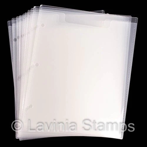 Lavinia Stamps Storage Binder Inserts : 10 Inserts