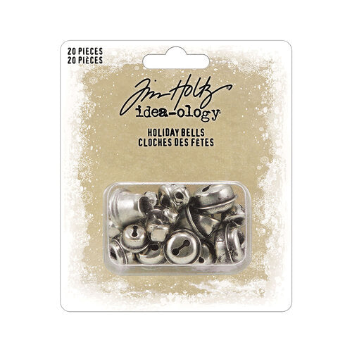Tim Holtz Ideaology Holiday Bells 20 pieces