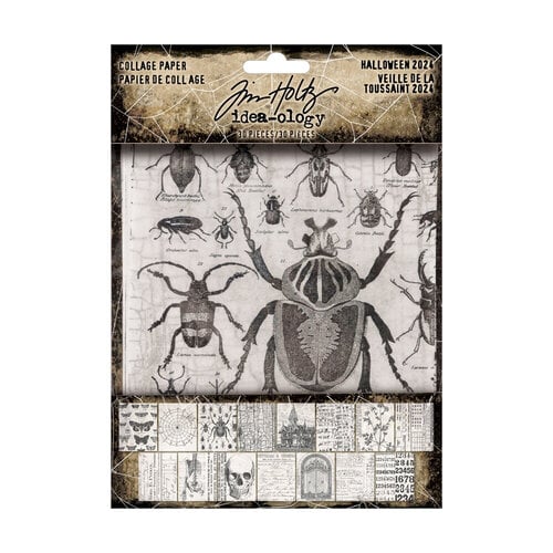 Tim Holtz Idea-Ology Collage Paper Halloween