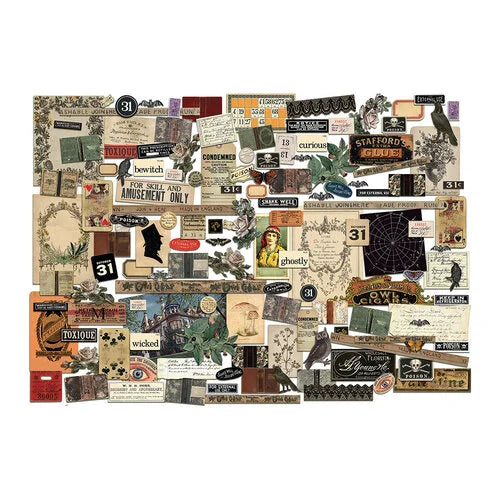 Tim Holtz Idea-Ology Ephemera Pack Halloween