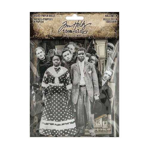 Tim Holtz Idea-Ology Layers + Paper Dolls Halloween