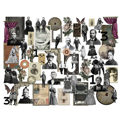 Tim Holtz Idea-Ology Layers + Paper Dolls Halloween