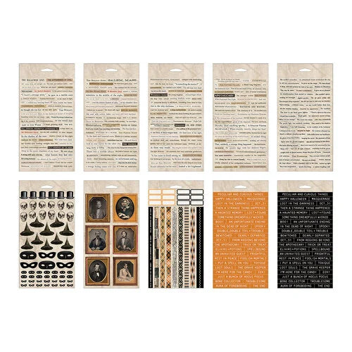 Tim Holtz Idea-Ology Sticker Book Halloween