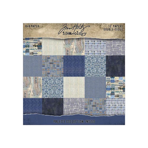 Tim Holtz Idea-Ology Palette Collection Indigo  8x8