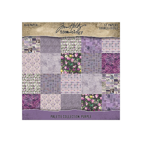 Tim Holtz Idea-Ology Palette Collection Purple 8x8
