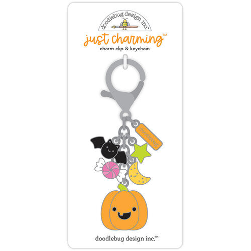 Doodlebug Design - Just Charming Clip & Keychain : Hey Pumpkin