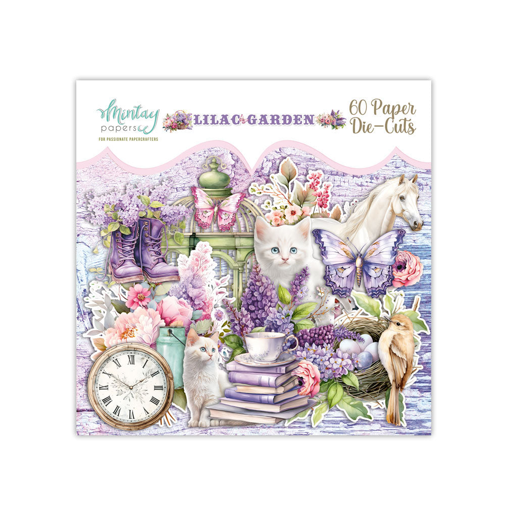 Mintay Papers : Lilac Garden Collection Embellishments : Paper Die Cuts