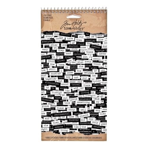 Tim HOltz Idea-ology Chitchat Verbiages Charla