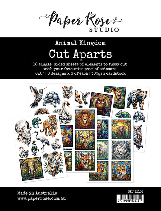 Paper rose : Animal Kingdom Collection Cut Apart