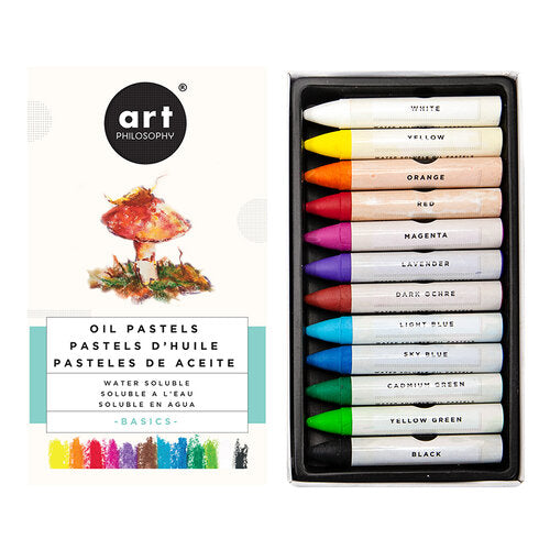 Art Philosophy - Oil Pastel - Water Soluble : Colour Variety
