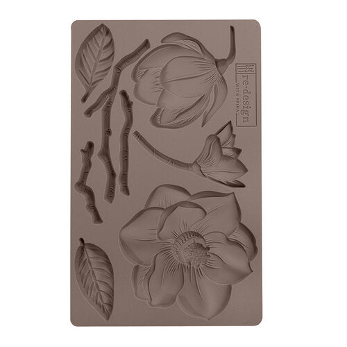 Re-Design With Prima® Decor Moulds - Winter Blooms - 5"x8", 8mm