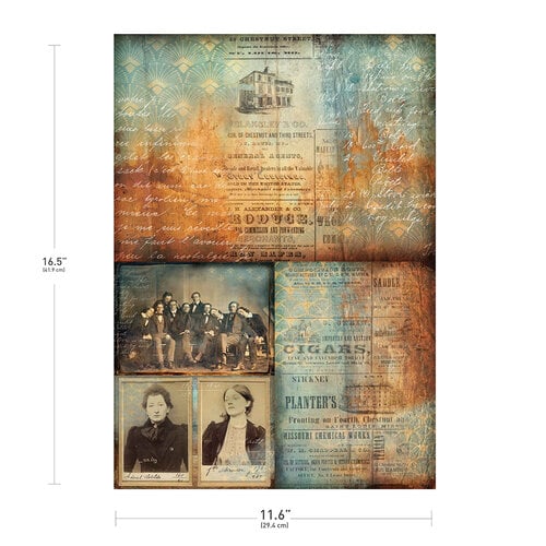 Finnabair A3 Decoupage - Chestnut Street 11.7x16.5