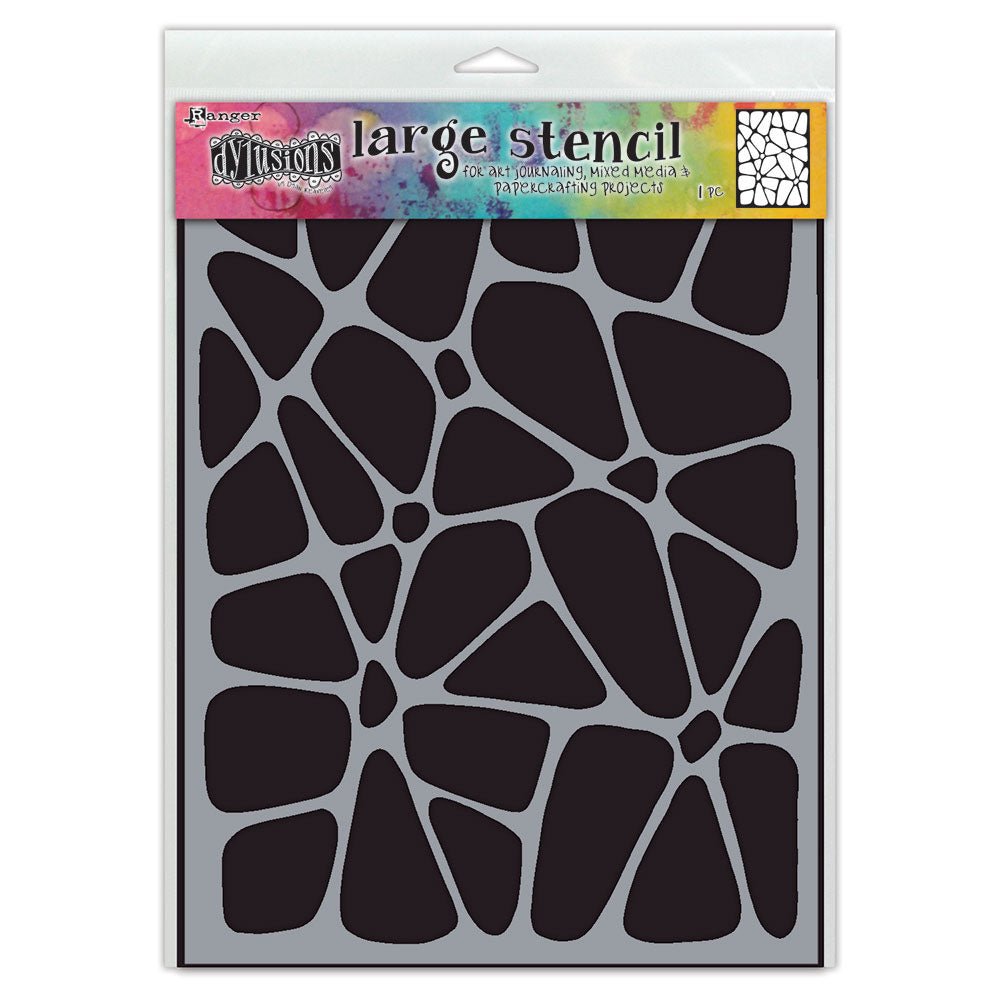 Ranger Ink/ Dylusions : Crazy Paving Stencil Large