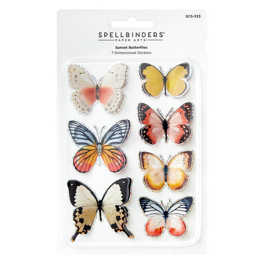 Spellbinders : Sunset Butterflies Sticker