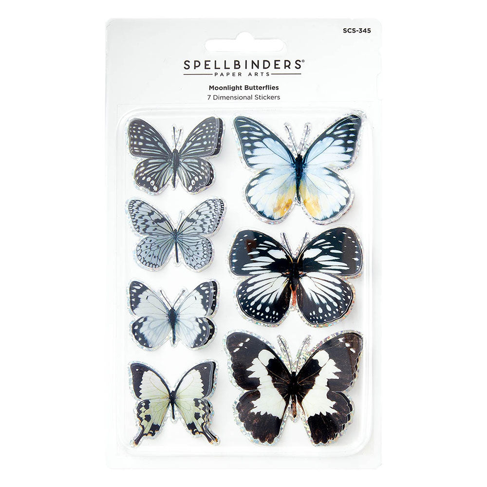 Spellbinders : Moonlight Butterflies Stickers