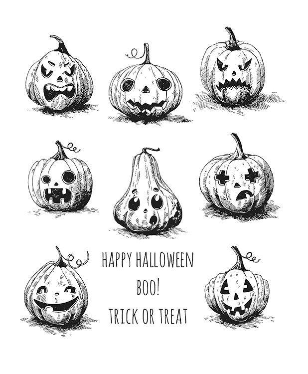 Stampers Anonymous - Tim Holtz : Cling Mounted Rubber Stamps ~ Pumpkinhead