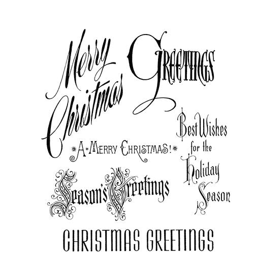 Stampers Anonymous Cling Stamp Christmas Time
