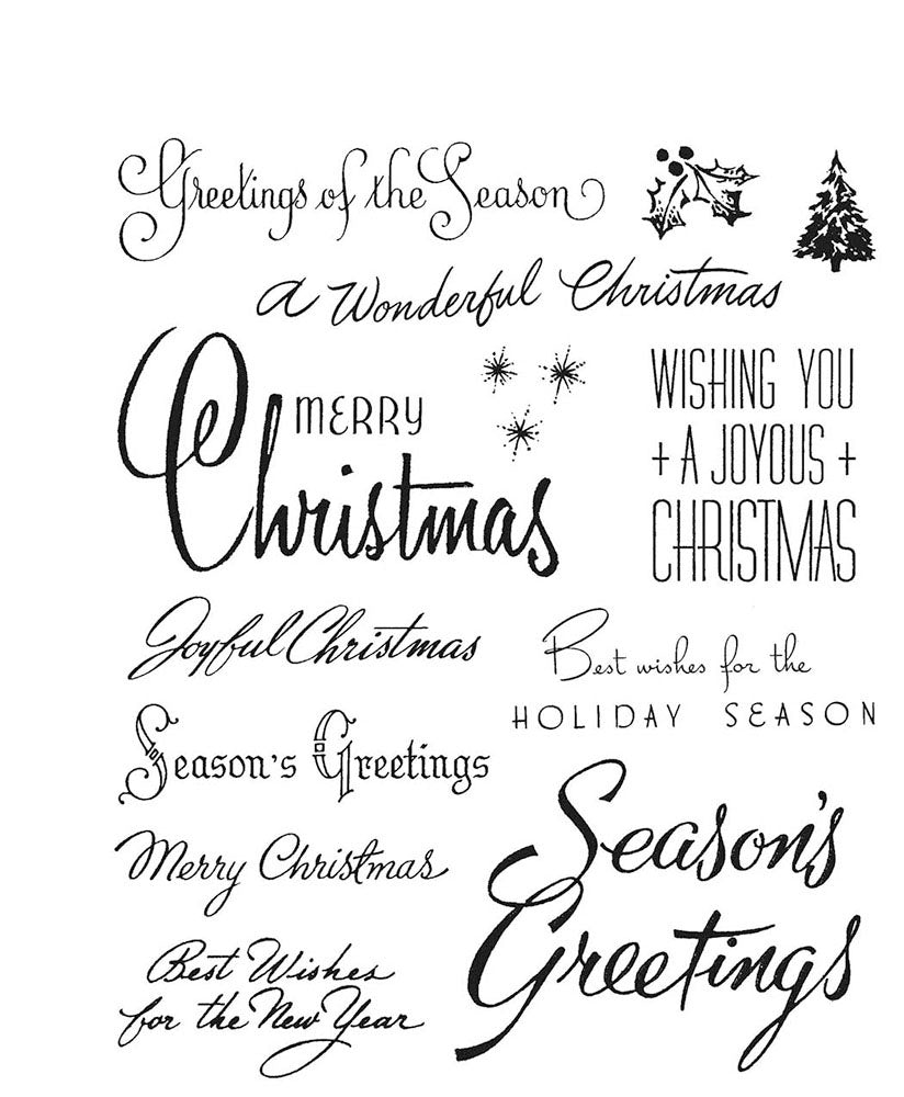 Stampers Anonymous - Tim Holtz : Cling Mounted Rubber Stamps ~ Christmastime 3