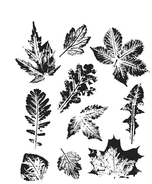 Stampers Anonymous - Tim Holtz : Cling Mounted Rubber Stamps ~ Leaf Prints 2