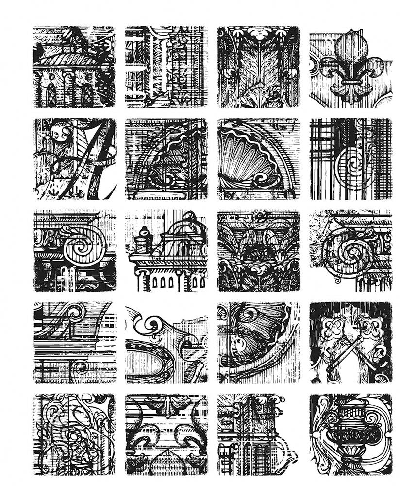 Stampers Anonymous - Tim Holtz : Cling Mounted Rubber Stamps ~ Creative Blocks