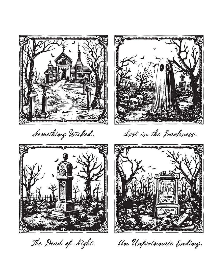 Stampers Anonymous & Tim Holtz : Cling Mounted Rubber Stamp Set - Framed Frights