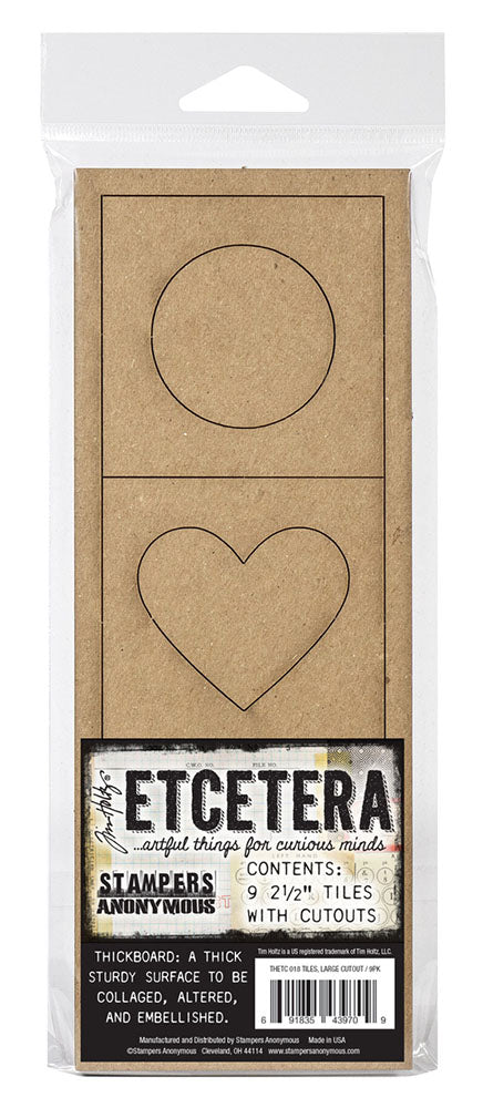 Stampers Anonymous / Tim Holtz - Etcetera Tiles Large Cutout