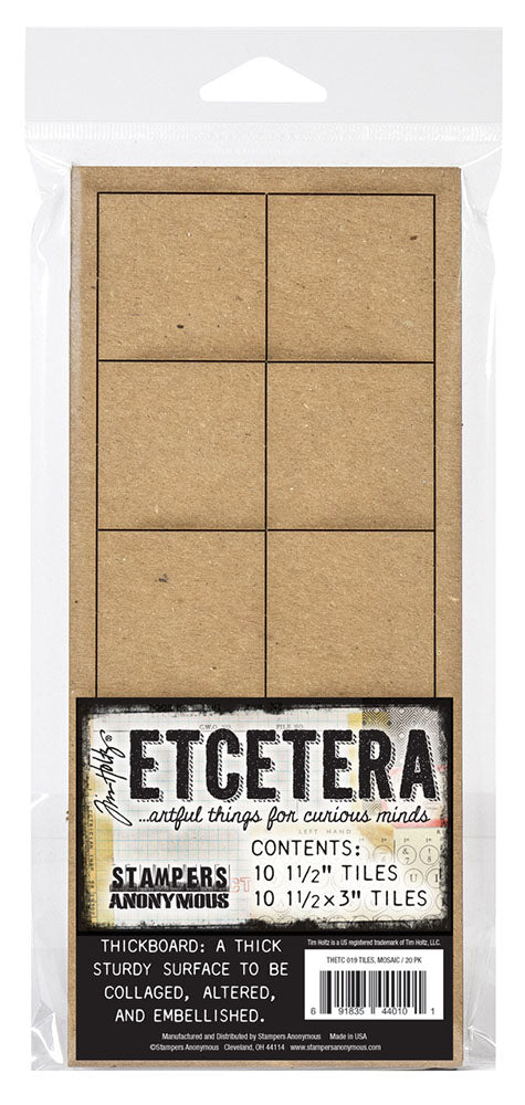 Stampers Anonymous / Tim Holtz - Etcetera Tiles