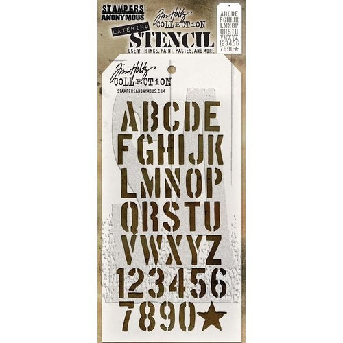 Stampers Anonymous & Tim Holtz Layering Stencils - Crate