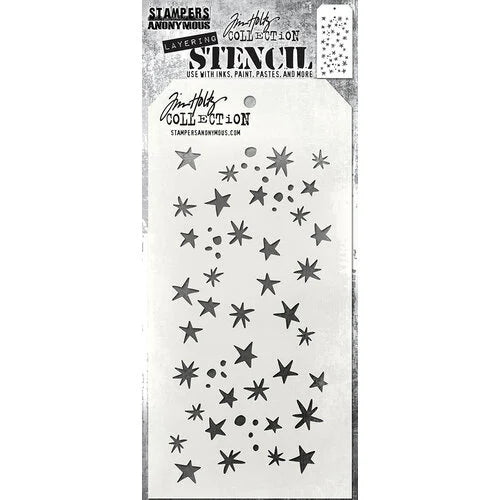 Stampers Anonymous & Tim Holtz Layering Stencils - Spellbound